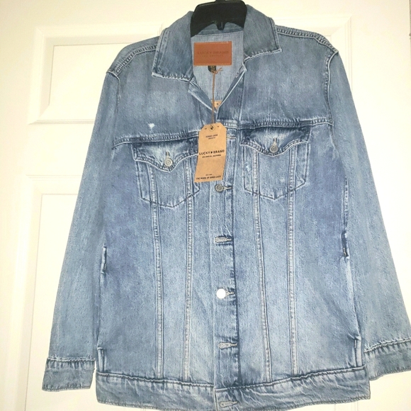 lucky brand blue jean jacket